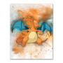 Dracaufeu Aquarelle : L'Esprit du Dragon de Feu Peinture par Numéro Pokémon