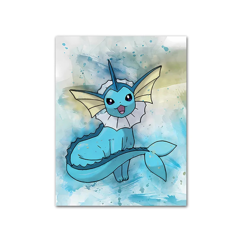 Résultat final de la peinture Aquali aquarelle.