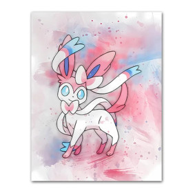 Nymphali Aquarelle : Élégance et Douceur Féerique Peinture par Numéro Pokémon