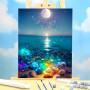 Lune & Merveilles Bioluminescentes Peinture par Numéro Fantaisie