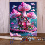 Royaume des Champignons Féeriques Peinture par Numéro Fantaisie