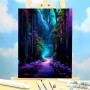 Sentier de la Forêt Féerique Peinture par Numéro Fantaisie
