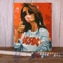 Rock Glam AC/DC Peinture par Numéro Femmes