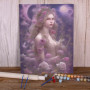 Nymphe des Roses Éternelles Peinture par Numéro Femmes