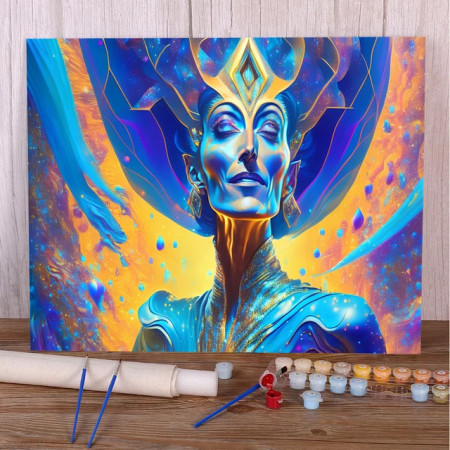 Déesse Céleste de l'Infini Peinture par Numéro Femmes