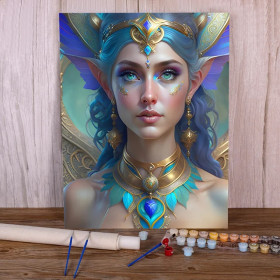 Reine des Fées Enchantée Peinture par Numéro Femmes