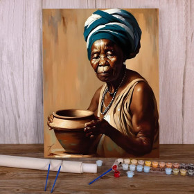 Sagesse Africaine Peinture par Numéro Femmes