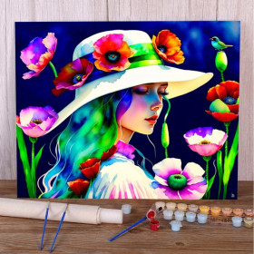 Jardin Secret Féerique Peinture par Numéro Femmes