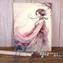 Danse des Sakura Peinture par Numéro Femmes