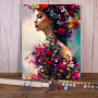 Harmonie Florale Envoûtante Peinture par Numéro Femmes