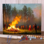 Rituel des Flammes Peinture par Numéro Femmes