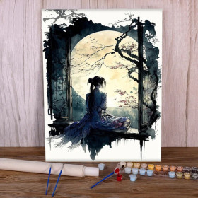 Rêverie Lunaire Peinture par Numéro Femmes