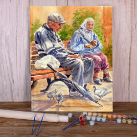 Complicité au Parc Peinture par Numéro Femmes