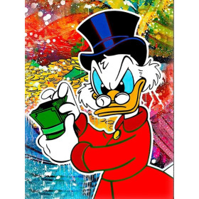 Picsou Trésor Pop Art Peinture par Numéro Disney