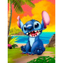 Disney Stitch Le Gremlin Bleu Hawaïen Peinture par Numéro Stitch