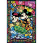 Vitrail Mickey, Minnie et Pluto Peinture par Numéro Disney