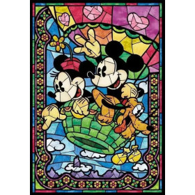 Vitrail Mickey, Minnie et Pluto Peinture par Numéro Disney