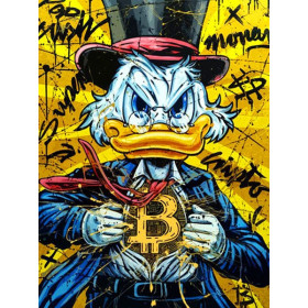 Picsou Super Héros du Bitcoin Peinture par Numéro Disney
