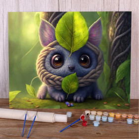 Croquignolette la Petite Fée des Bois Peinture par Numéro Enfants