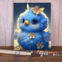Azurou le Poussin Bleu Céleste Peinture par Numéro Enfants