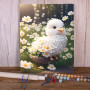 Picotine la Poulette Printanière Peinture par Numéro Enfants