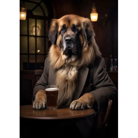 Chien Zoe Set Complet Peinture Par Numéros Chiens