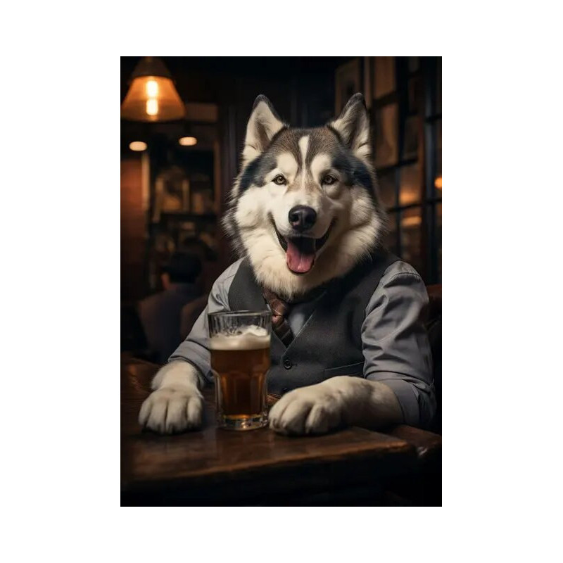 Resultat final du tableau Husky au Pub Gentleman Décontracté