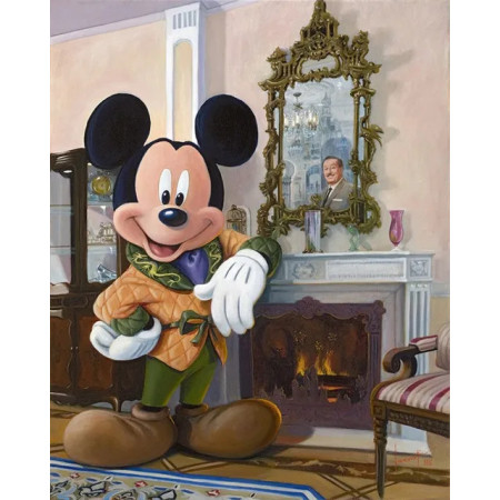 Kit Mickey dans un Intérieur Chaleureux Peinture par Numéro Disney
