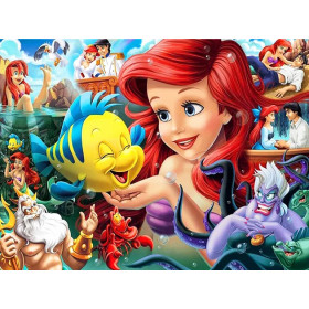 La Petite Sirène, Ariel et Personnages Disney Peinture par Numéro Disney