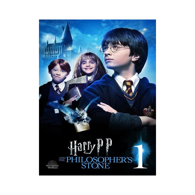 Aperçu final de l'affiche Harry Potter à l'école des sorciers.