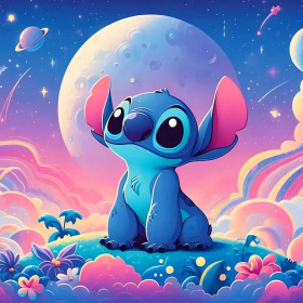 Stitch Spatial Collection Disney Dreams Peinture par Numéro Stitch