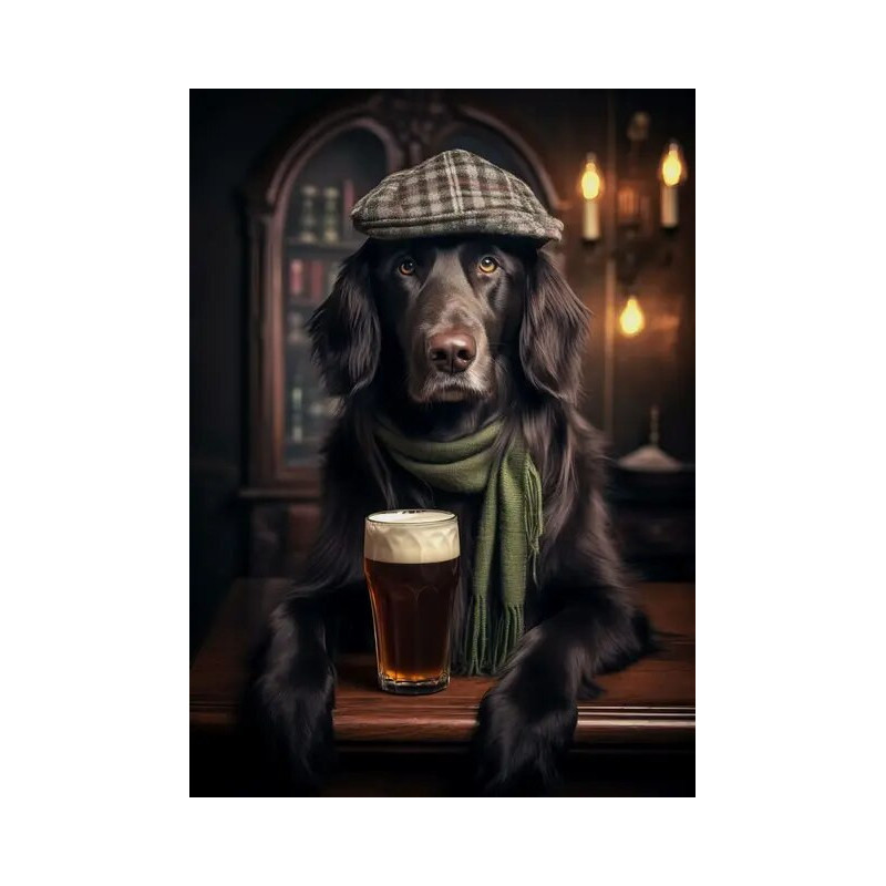 Resultat final du tableau Chien Toby
