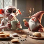 Dobby et le Gnome : L'Heure du Goûter Magique Peinture par Numéro Harry Potter