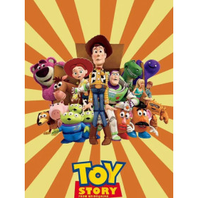 Toy Story Affiche Pop Éclatante Peinture par Numéro Disney