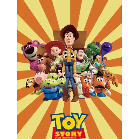 Toy Story Affiche Pop Éclatante Peinture par Numéro Disney