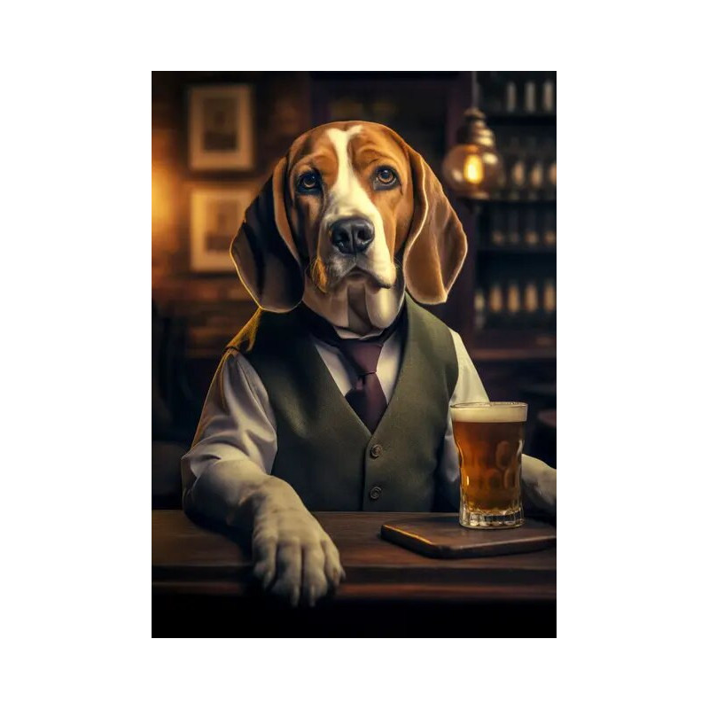 Resultat final du tableau Le Beagle Gentleman au Pub