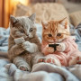 Chatons Connectés Peinture par Numéro Humoristique