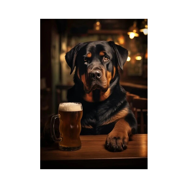 Resultat final du tableau Chien Cody
