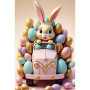 Le Camion de Pâques du Lapin Coquin Peinture par Numéro Pâques