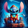 Stitch Apprenti Sorcier Peinture par Numéro Stitch