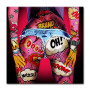 Pop Art Rose Comics Sensuel Peinture par Numéro Pop Art