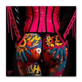Corset Pop Art Burlesque Peinture par Numéro Pop Art