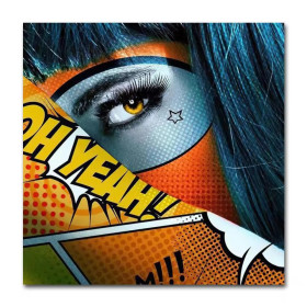 Regard Comics Pop Art Peinture par Numéro Pop Art