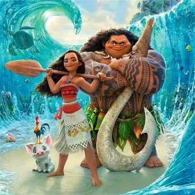 Vaiana L'Aventure Océanique Peinture par Numéro Disney
