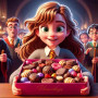 Hermione et la Boîte de Chocolats Peinture par Numéro Harry Potter