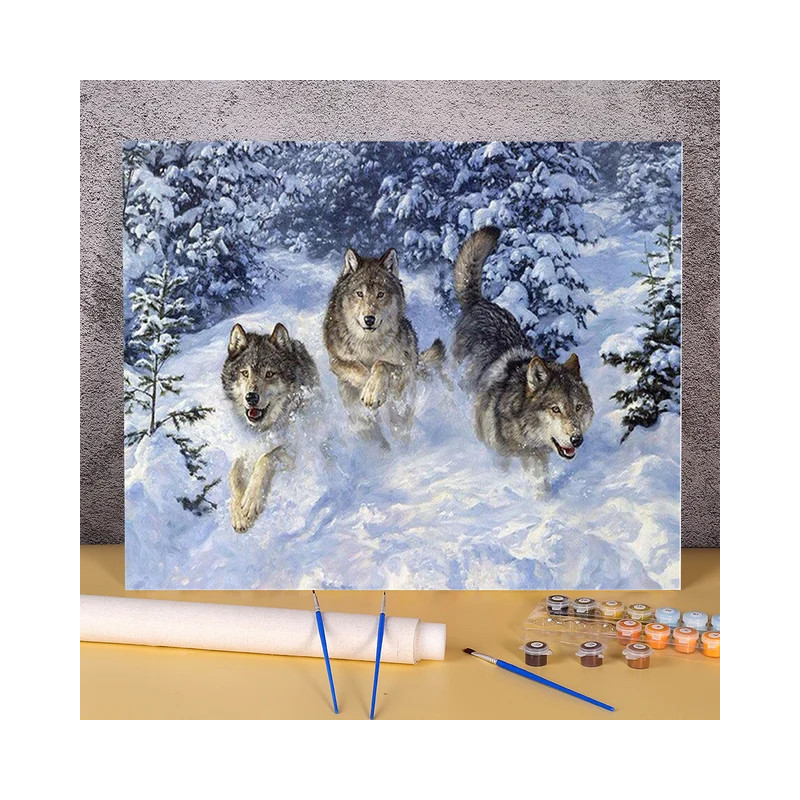 Resultat final du tableau La Course de la Meute dans la Neige