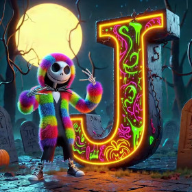 Jack Style Flamboyant Peinture par Numéro Halloween