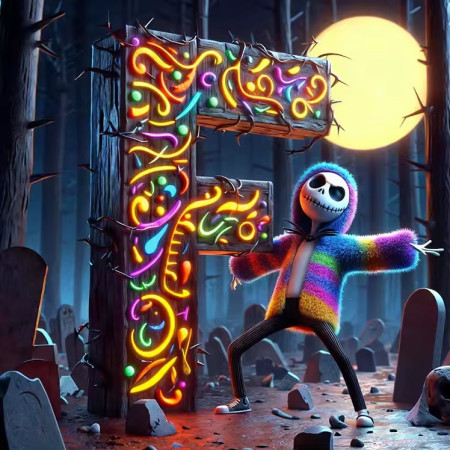 Jack Joie Macabre Peinture par Numéro Halloween