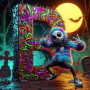 Jack Pose Macabre Peinture par Numéro Halloween
