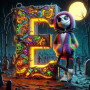 Jack Style Arc-en-ciel Peinture par Numéro Halloween